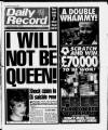 Daily Record Saturday 06 June 1992 Page 1