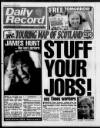 Daily Record Wednesday 16 June 1993 Page 1
