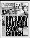 Daily Record Wednesday 07 January 1998 Page 1