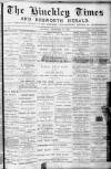 Hinckley Times Saturday 28 December 1889 Page 1