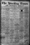 Hinckley Times Saturday 22 February 1890 Page 1