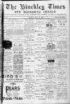 Hinckley Times Saturday 22 July 1893 Page 1