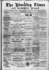 Hinckley Times Saturday 16 March 1895 Page 1
