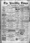 Hinckley Times Saturday 23 March 1895 Page 1