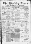 Hinckley Times Saturday 11 January 1896 Page 1