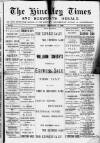 Hinckley Times Saturday 08 February 1896 Page 1