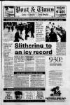 Leek Post & Times Wednesday 14 January 1987 Page 1