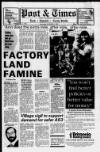Leek Post & Times Wednesday 01 November 1989 Page 1
