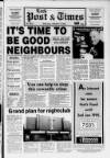 Leek Post & Times Wednesday 13 January 1993 Page 1