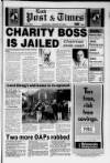 Leek Post & Times Wednesday 27 January 1993 Page 1