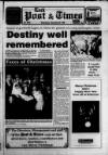 Leek Post & Times Wednesday 23 December 1998 Page 1