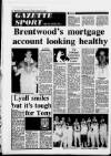 Brentwood Gazette Friday 19 February 1988 Page 76