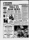 Brentwood Gazette Friday 29 December 1989 Page 12