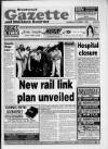 Brentwood Gazette Thursday 01 October 1992 Page 1