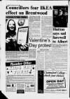 Brentwood Gazette Thursday 16 February 1995 Page 4