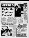 Caernarvon & Denbigh Herald Friday 09 January 1987 Page 1