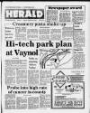 Caernarvon & Denbigh Herald Friday 20 March 1987 Page 1