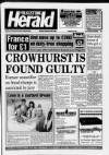 Folkestone, Hythe, Sandgate & Cheriton Herald Friday 19 February 1993 Page 1