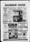 Leatherhead Advertiser Thursday 02 January 1986 Page 12