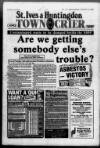 Huntingdon Town Crier Saturday 10 January 1987 Page 1