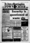 Huntingdon Town Crier Saturday 17 January 1987 Page 1