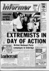 Uxbridge Informer Thursday 09 October 1986 Page 1