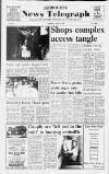 Ashbourne News Telegraph Thursday 18 June 1992 Page 1