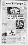 Ashbourne News Telegraph Thursday 25 June 1992 Page 1