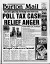 Burton Daily Mail Tuesday 13 February 1990 Page 1