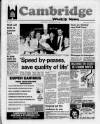 Cambridge Weekly News Thursday 30 October 1986 Page 1