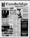 Cambridge Weekly News Thursday 20 November 1986 Page 1