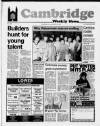 Cambridge Weekly News Thursday 22 January 1987 Page 1
