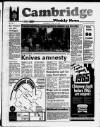 Cambridge Weekly News Thursday 26 May 1988 Page 1