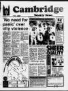 Cambridge Weekly News Thursday 09 June 1988 Page 1