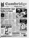 Cambridge Weekly News Thursday 11 August 1988 Page 1