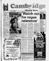 Cambridge Weekly News Thursday 25 August 1988 Page 1