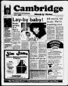 Cambridge Weekly News Thursday 02 March 1989 Page 1