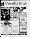 Cambridge Weekly News Thursday 20 December 1990 Page 1
