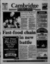Cambridge Weekly News Wednesday 26 May 1999 Page 1