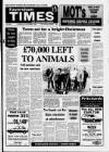 Faversham Times and Mercury and North-East Kent Journal Thursday 20 November 1986 Page 1