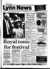Lynn Advertiser Friday 28 July 1989 Page 1