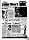 Lynn Advertiser Friday 13 July 1990 Page 1