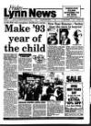 Lynn Advertiser Friday 01 January 1993 Page 1