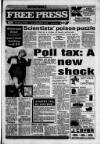 Rossendale Free Press Saturday 25 November 1989 Page 1