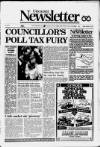 Uttoxeter Newsletter Friday 01 March 1991 Page 1