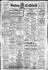 Sutton Coldfield News Saturday 05 November 1910 Page 1
