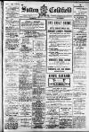 Sutton Coldfield News Saturday 26 November 1910 Page 1