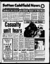 Sutton Coldfield News Friday 22 January 1988 Page 1