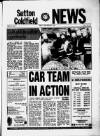 Sutton Coldfield News Friday 23 February 1990 Page 1