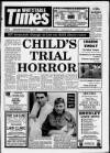 Whitstable Times and Herne Bay Herald Thursday 09 January 1992 Page 1